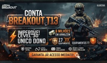 CONTA ARENA BREAKOUT MOBILE 10M + T7
