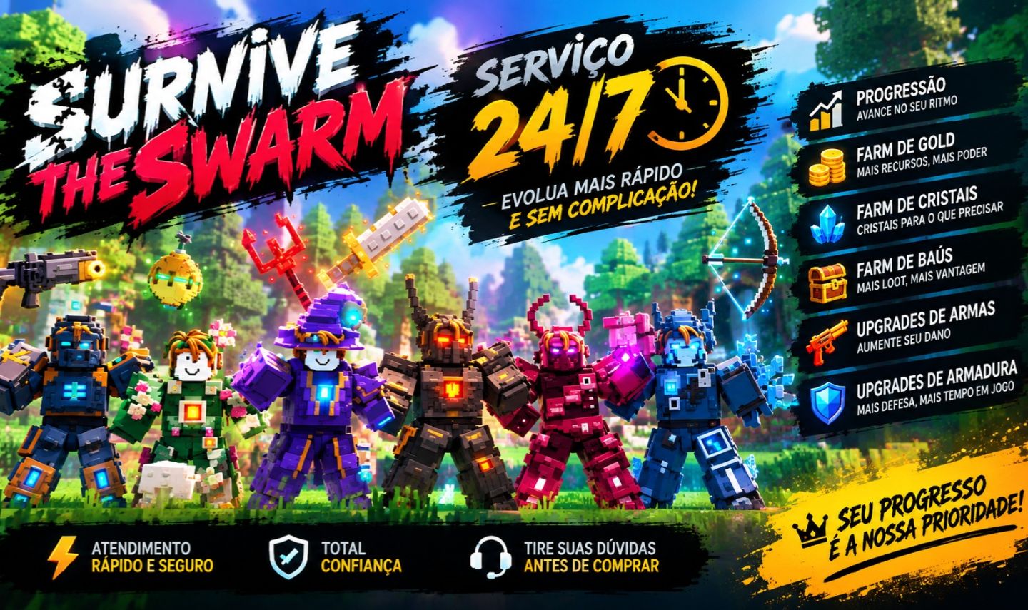 [CLT] SURVIVE THE SWARM - SERVIÇOS / PROMO