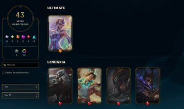 100% SEGURA / PODE ALTERAR E-MAIL E SENHA / 43 SKINS / 63CAMPEÕES / CONTA HAND