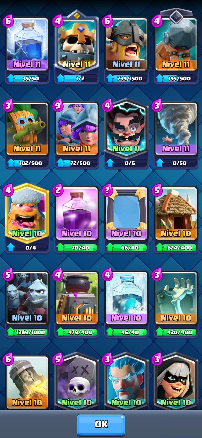 Conta Clash Royale end game