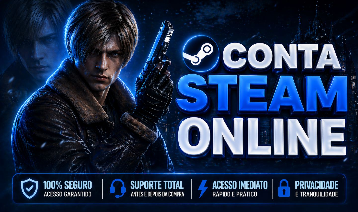 CONTAS STEAM ONLINE | ENTREGA AUTOMÁTICA | JOGUE ONLINE | DADOS ALTERÁVEIS
