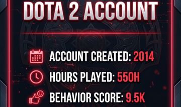 Conta Dota 2, 550 Hrs, Histórico de Arconte/Lenda, Esta para Calibrar de Novo