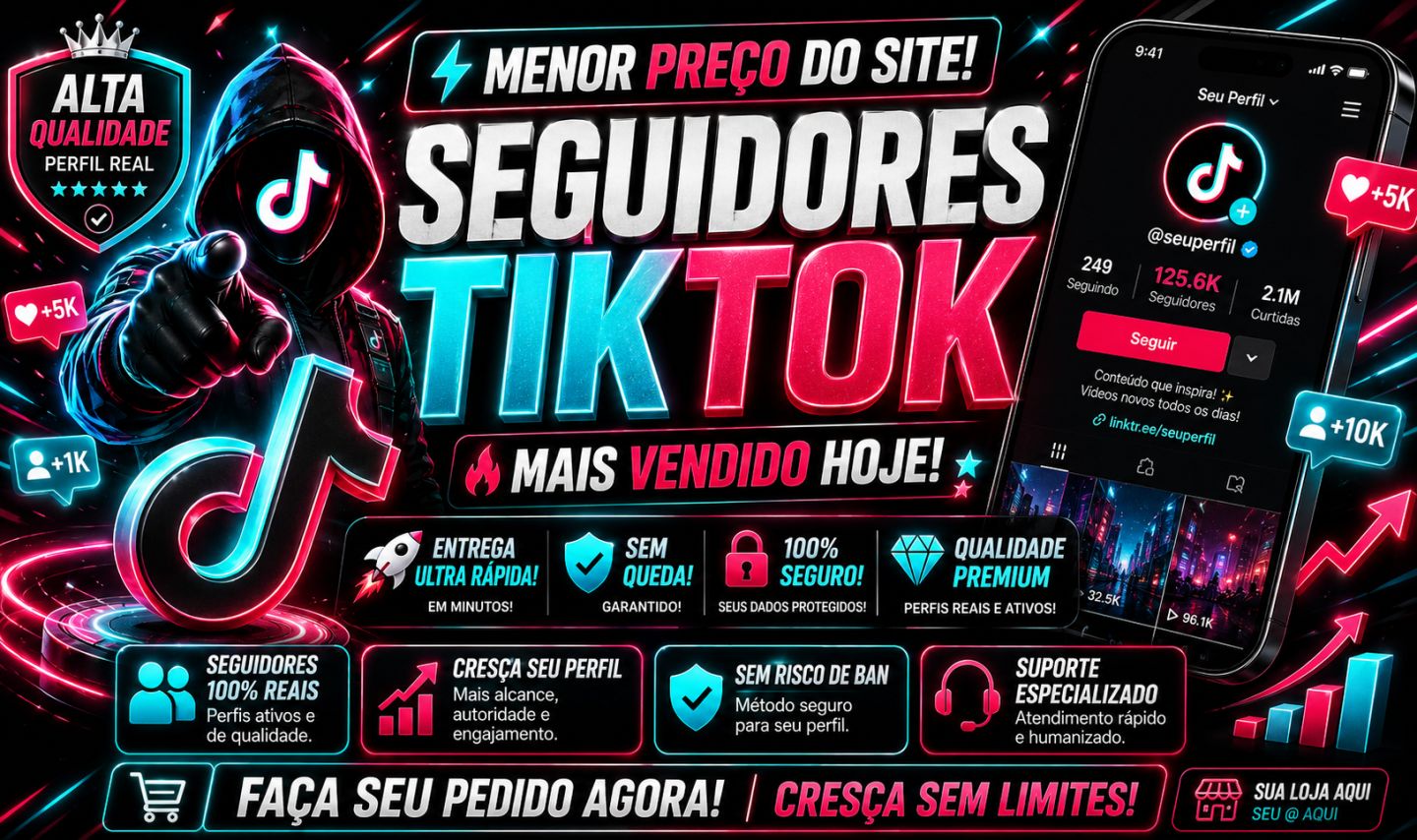 TIKTOK | SEGUIDORES + CURTIDAS + VIEWS | ENTREGA RÁPIDA