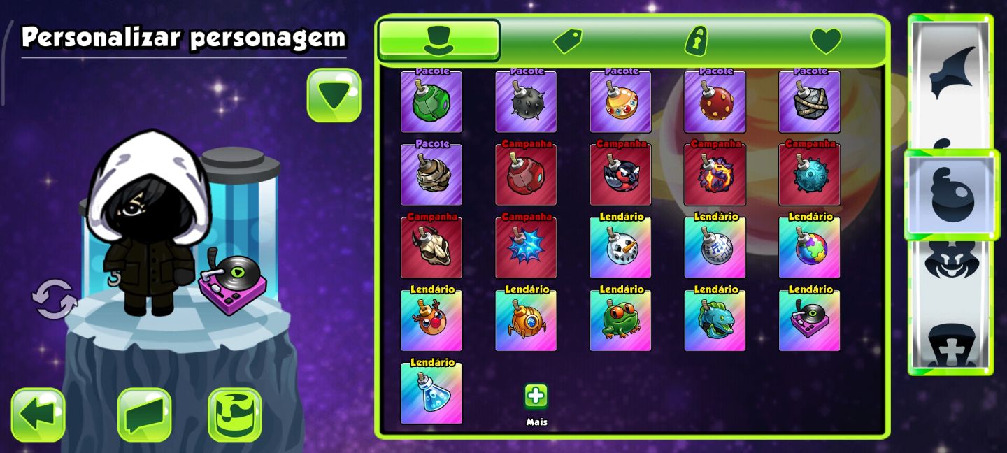 Chapéu de YT EXCLUSIVO! Conta de Bomber friends Rara, Nível 13