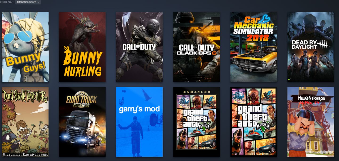 Conta steam total acesso com alguns jogos