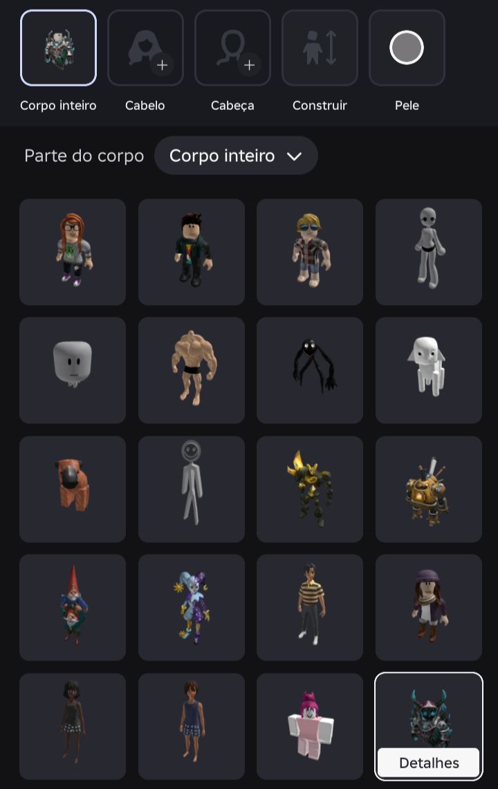 Conta com Korblox e Extreme Headphones