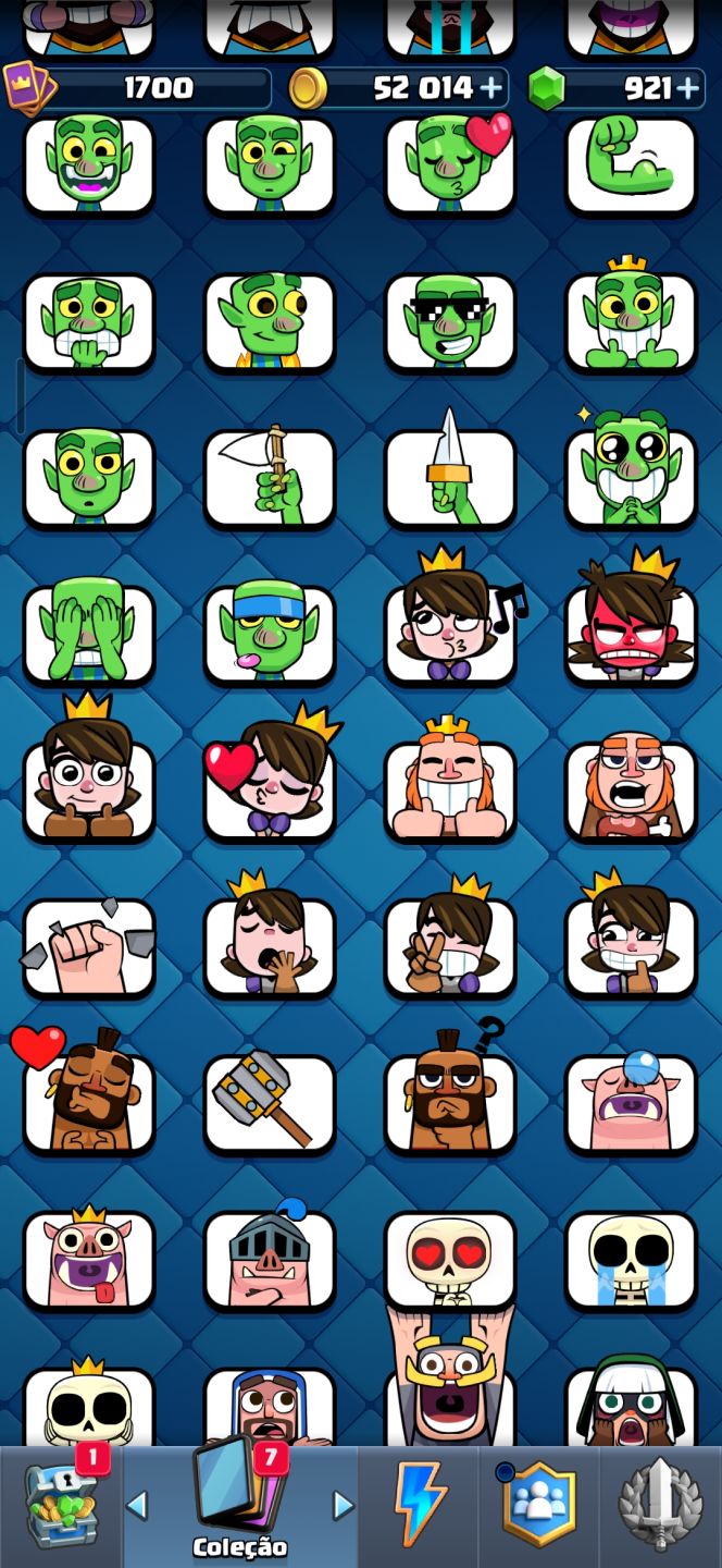 CONTA CLASH ROYALE COM TODAS AS CARTAS - VÁRIAS EVOLUÇÕES! E COM 9 ANOS DE JOGO!