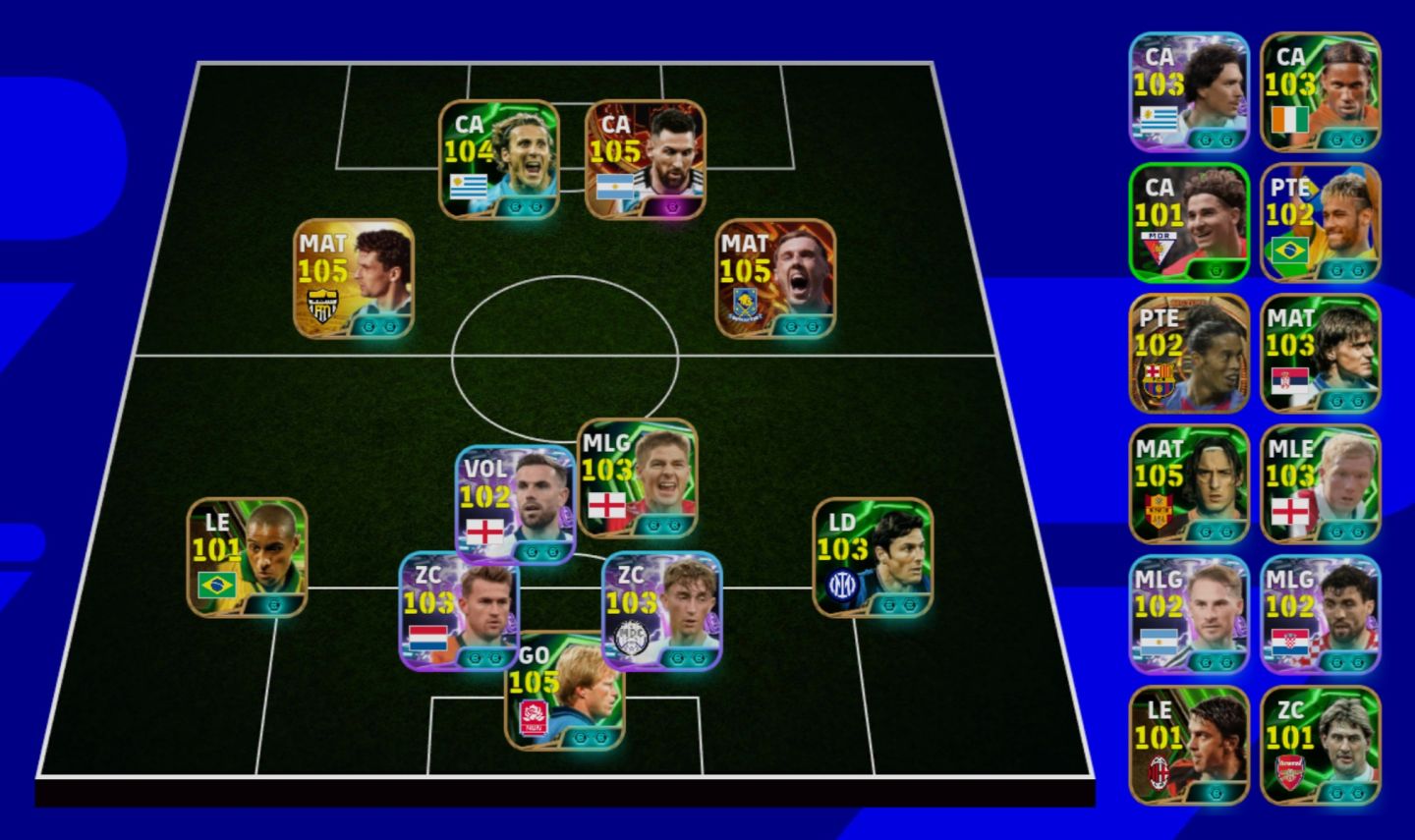 CONTA BRABA COM VÁRIOS LEGENDS