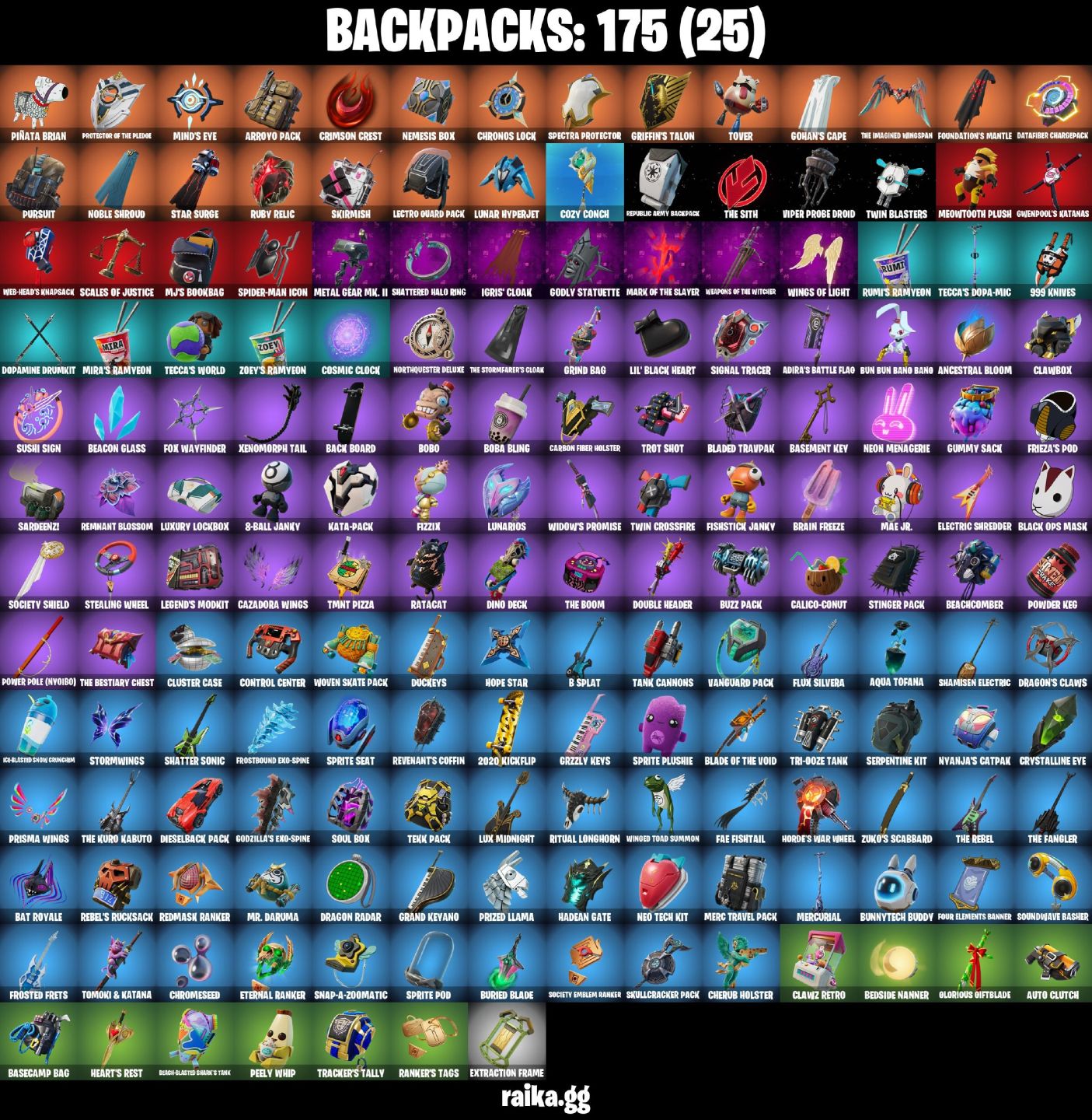 134 skins | OG STW 6400 VBUCKS Livres para uso