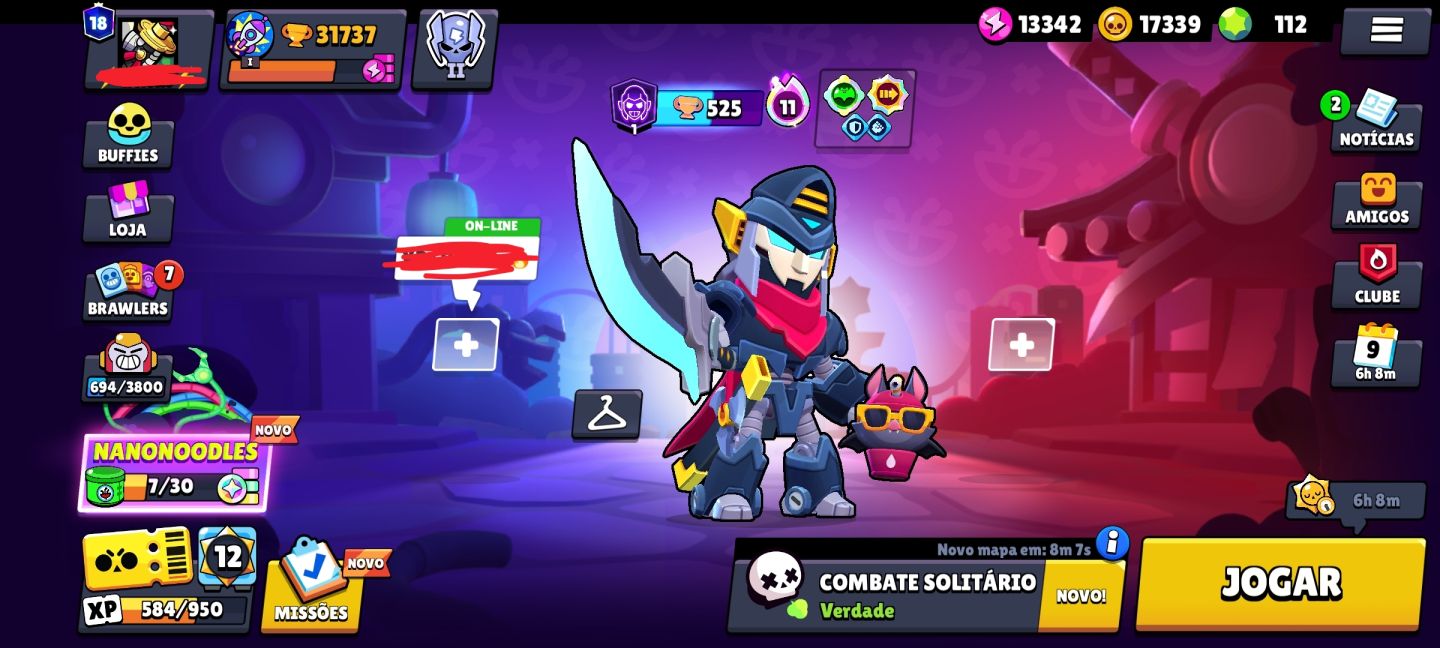 CONTA BRAWL STARS 31K DE TROFÉUS LOTADA DE SKIN