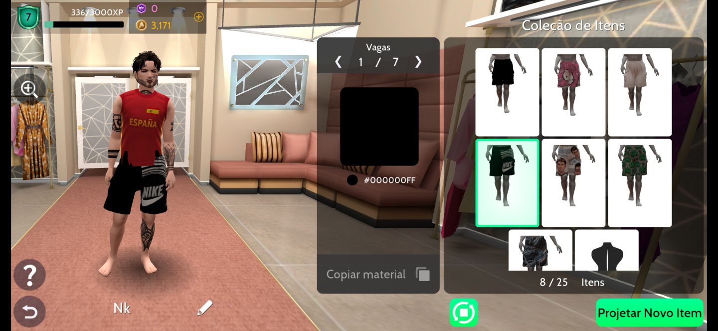 Conta masculina super rara de avk, preço a negóciar !!!!