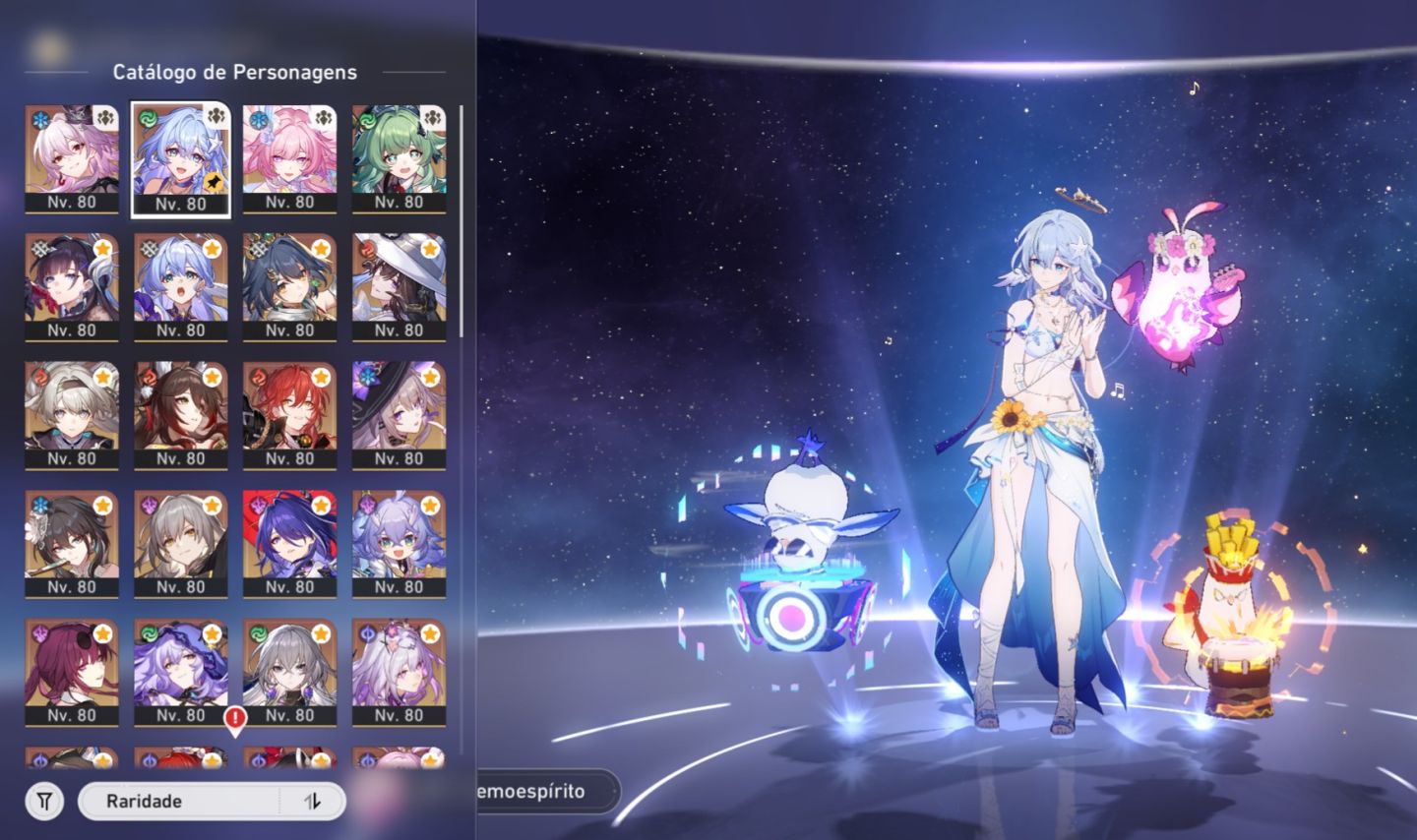 CONTA HONKAI STAR RAIL 20+ 5 ESTRELAS