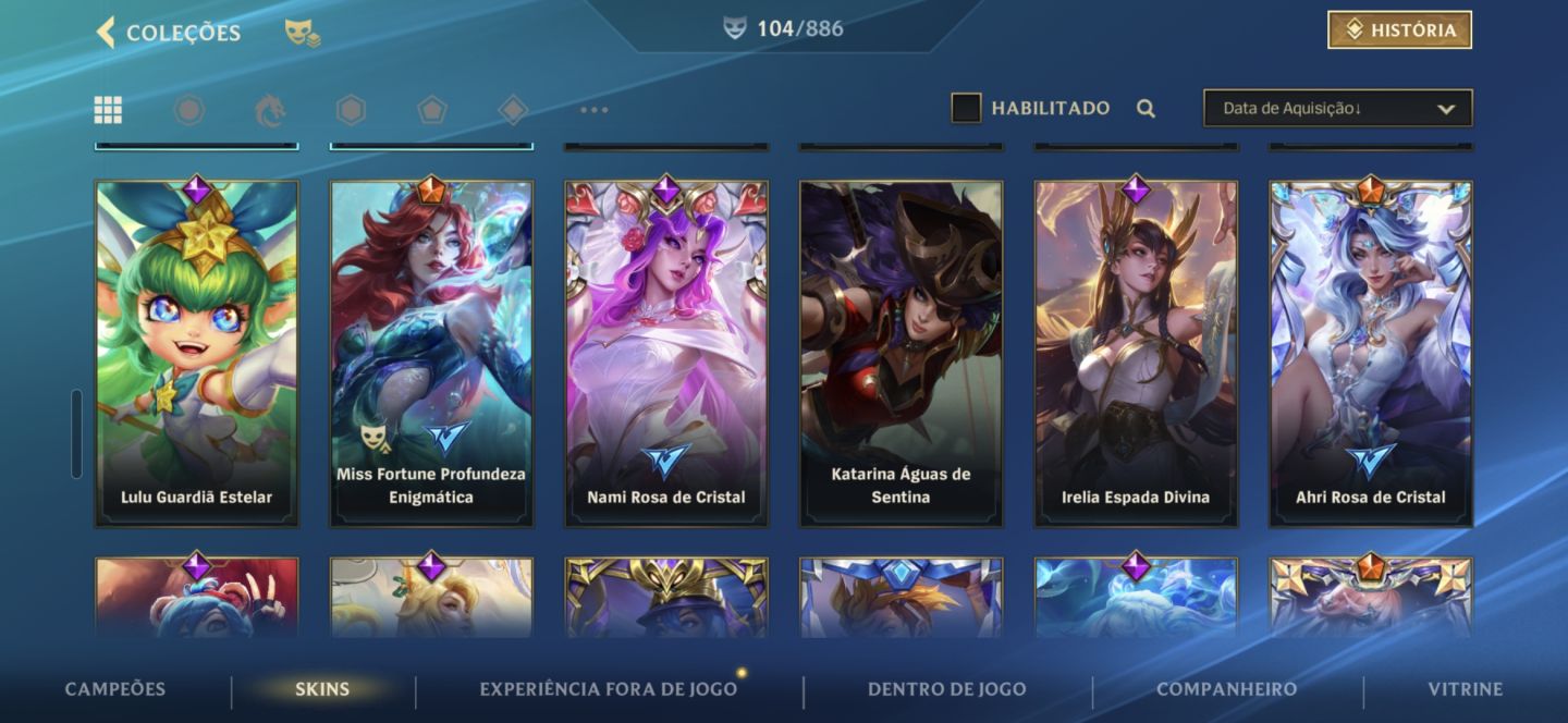 Conta Wild Rift level 177