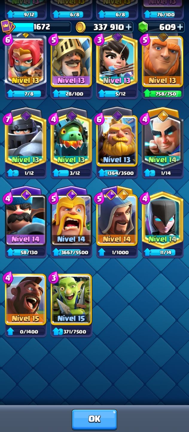 Conta Supercell Clash of clans e Clash royale