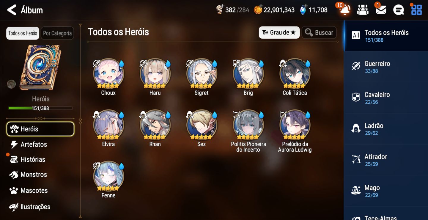 Conta Rank 50 Iniciante LISSETE+HARU/ARTEFATO