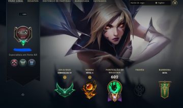 [ENTREGA AUTOMÁTICA] CONTA LOL ESMERALDA 4 80% WR, 217 SKINS E ICONES RAROS