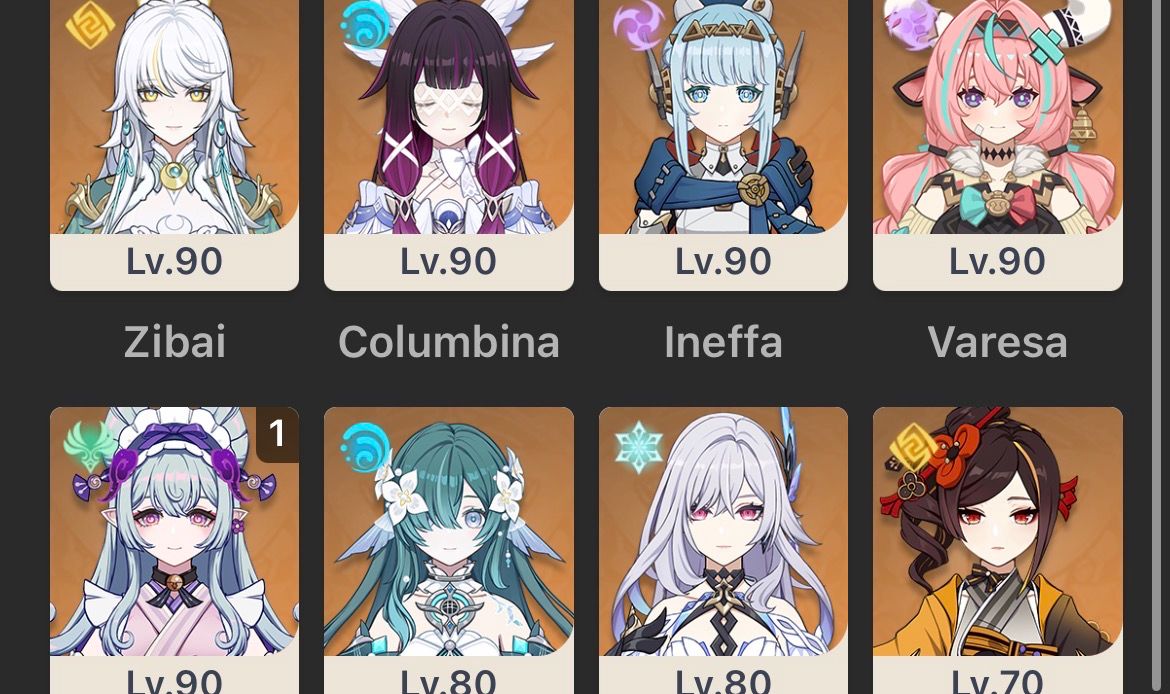 ZIBAI + COLUMBINA + INEFFA + SKIRK + VODYANITSA + VARESA + CHIORI + MIZUKI C1
