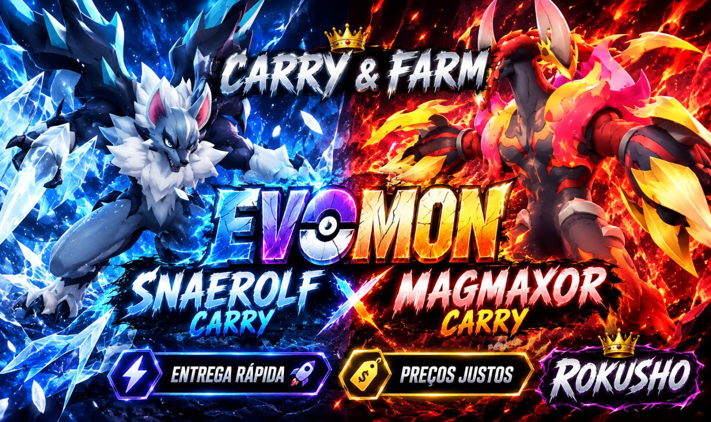[SNAEROLF/MAGMAXOR/ARCAPEX] EVOMON CARRY & SERVIÇOS[MELHOR PREÇO!!]