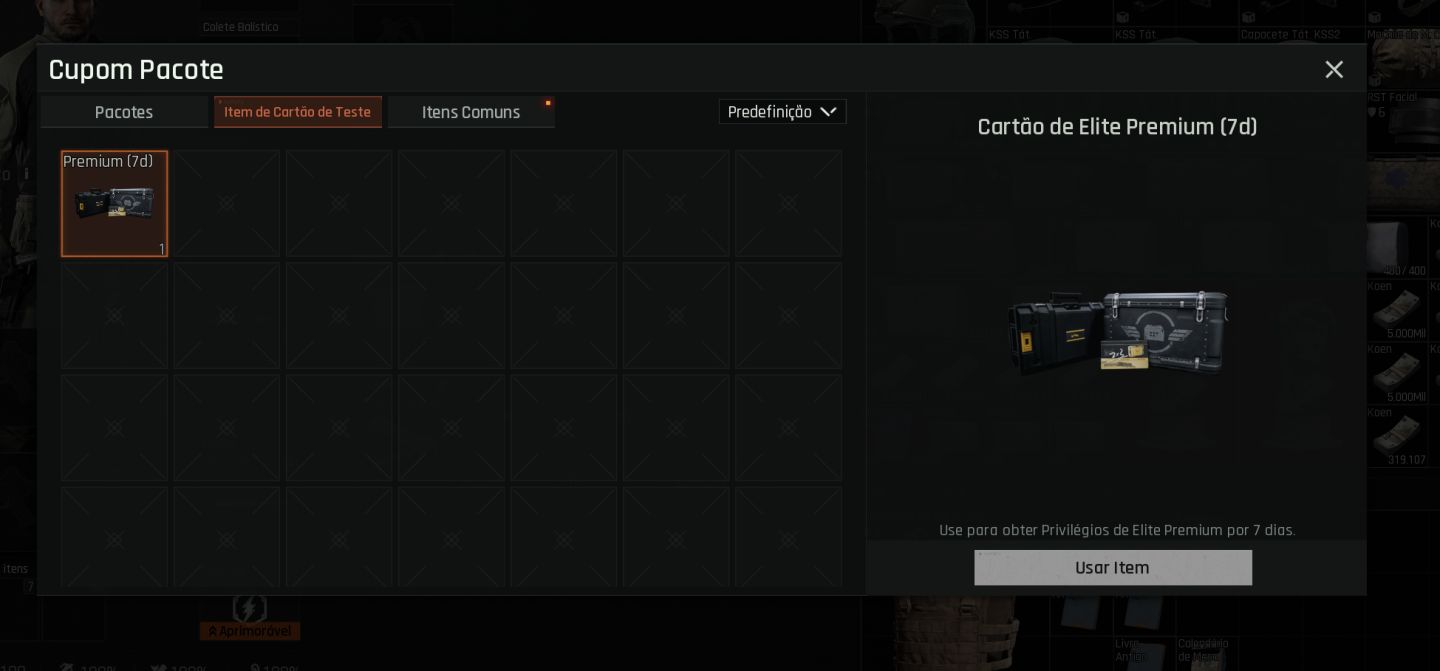 Conta 13- conta arena breakout -PC- 52m basicamente tudo em KOEN- 45m em KOENS