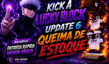 (VULCANICS!) Kick a Lucky Block/Chute um Bloco da Sorte - UPDATE 5