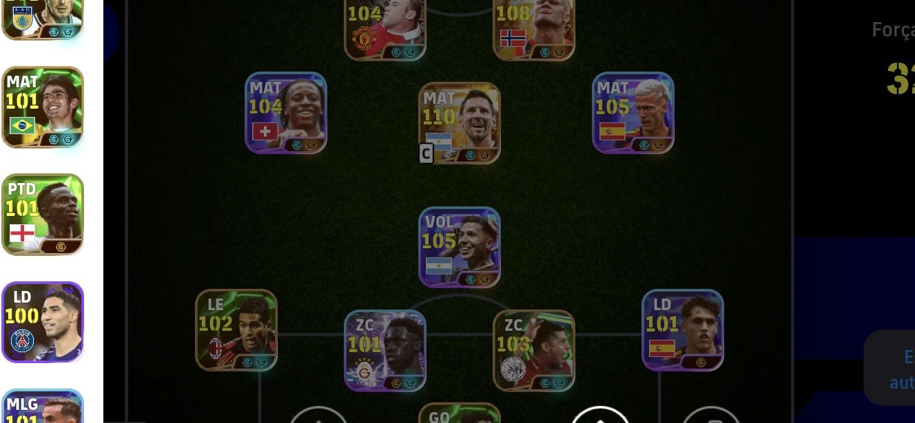 Conta top messi 110