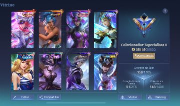 Conta com Legend freya main Karina top BR