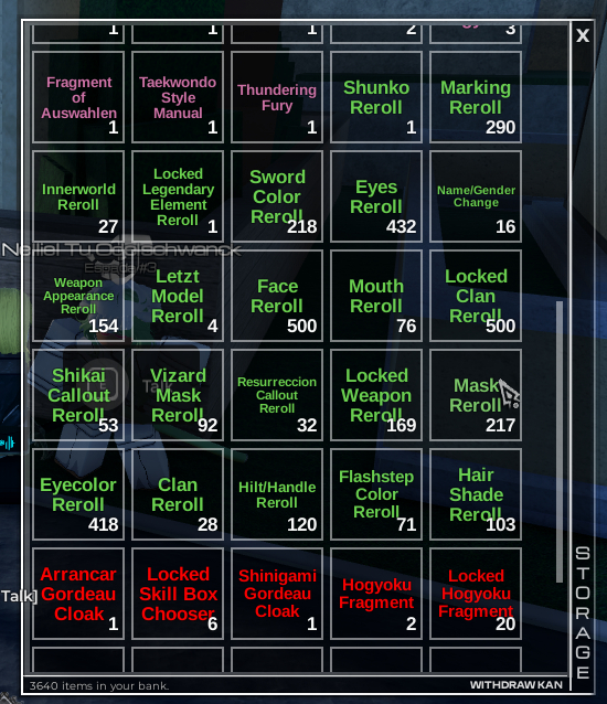 Type Soul - ITENS/ SKILLS/ ESSENCES/ REROLLS/ Preços baratos