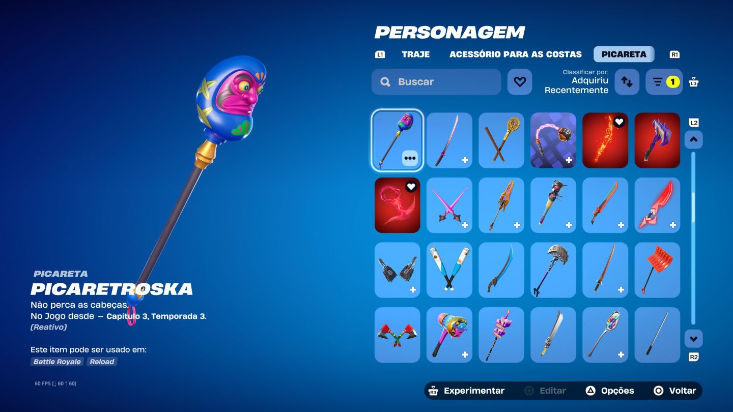 CONTA DE FORTNITE. SEASON 3,4,5,6,7,8, MACHADO LEVIATÃ + SALVE O MUNDO