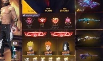 CONTA - NV 72 - 16.340 LIKES - NARUTO FULL - 522 ARMAS
