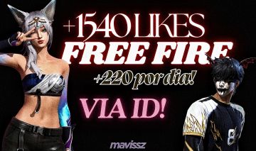 [BARATO ] 1540 LIKES PARA FREE FIRE ENVIO VIA ID