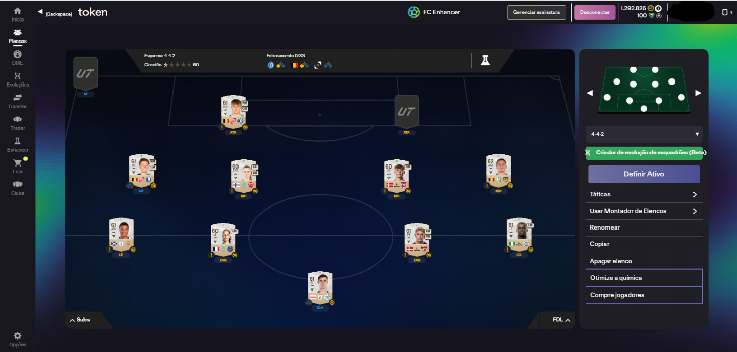 Conta FC 26 PC , 1,2KK EM CAIXA + TIME TOP