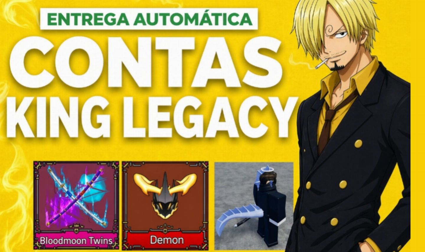 KING LEGACY CONTAS/ CDK/ SEA BEST V2/CONTAS KING LEGACY