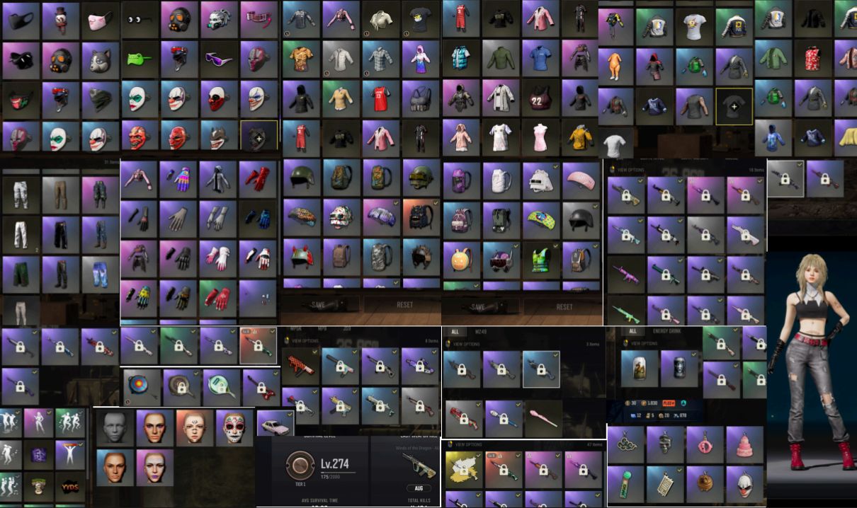 (PROMO) PUBG -AKM SET Xinghuns SKIN + KAR98K + CROMMA + GLASYA