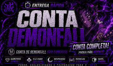 [PROMOÇAO + BRINDE] CONTA DEMONFALL GAMEPASS PRESTÍGIO 10 FULL
