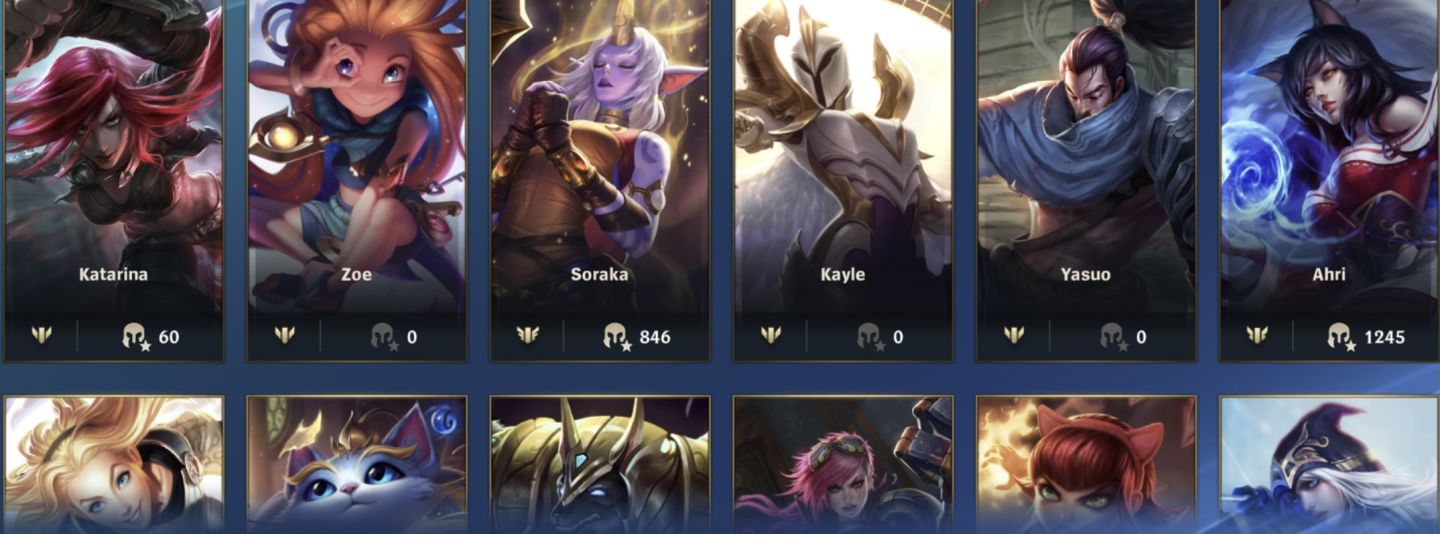 ANÚNCIO DE CONTA EXCLUSIVA WILD RIFT (28 SKINS)