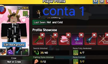 CONTAS BLOX FRUITS(BUDDA PERM , YORU , 2 MONEY E ETC) PROMOÇÃO DIA DAS CRIANÇAS