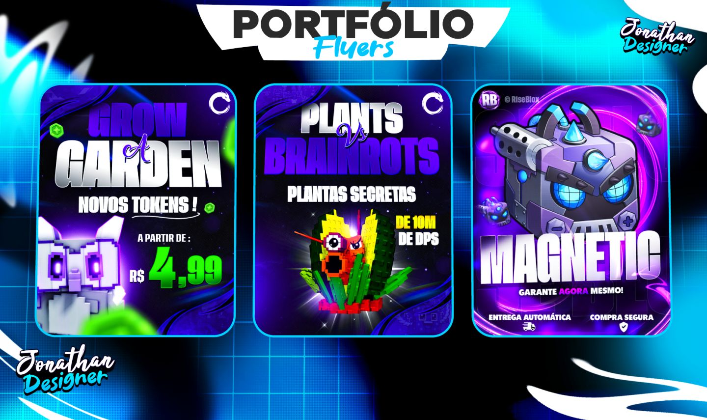 [MENOR VALOR] DESIGNER PROFISSIONAL (LOGO, BANNER, ANUNCIOS, FLYERS, THUMBNAIL)