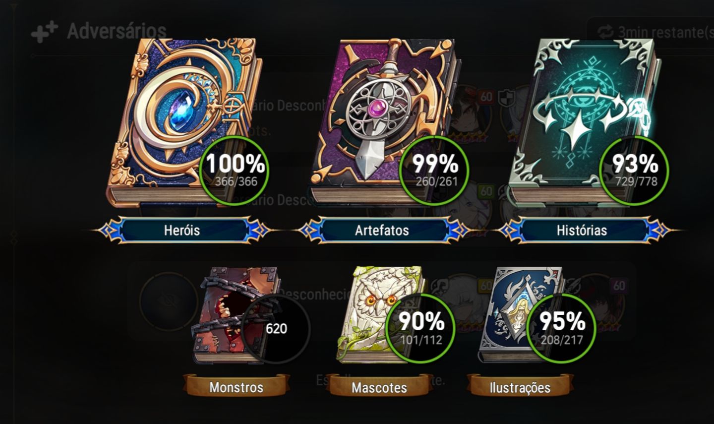 Conta end game epic seven 100% do álbum