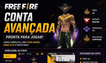 CONTA FREE FIRE COMPLETA | PRIME 5 | 2 ANGELICAIS | PROMOÇÃO RELÂMPAGO!