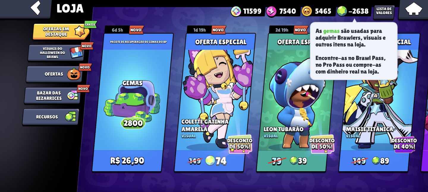 CONTA BRAWL STARS | 24K+ TROFÉUS | 86 BRAWLERS | 12 LENDÁRIOS