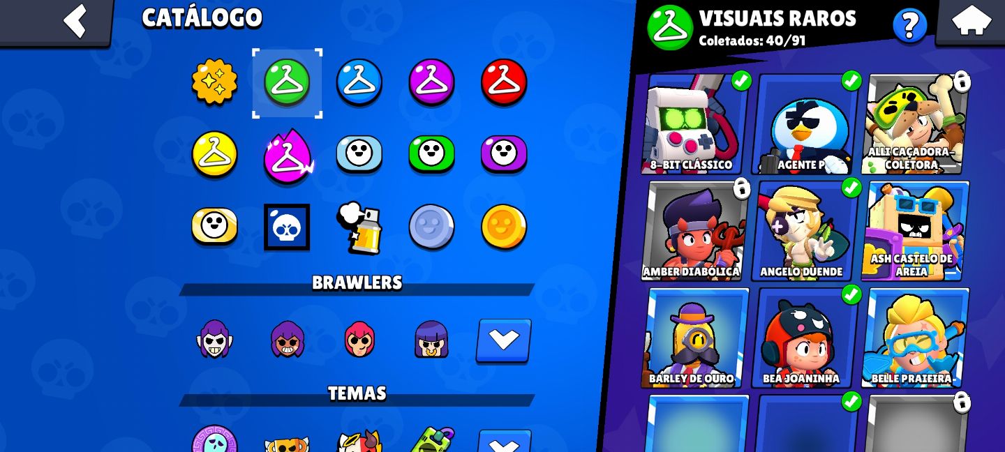 CONTA BRAWL STARS DESDE DE 2019, 34K DE TROFÉUS, 57 HIPERCARGAS, 77 BRAWLERS ETC