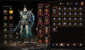 Conta Diablo Immortal necromante lv312, 54k platina 24k Taxa de combate