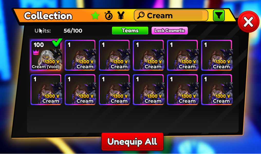 CONTA COM UNIQUE SHINY CREAM + DARKMAGE EVO CELESTIAL + SIREN SHINY!!