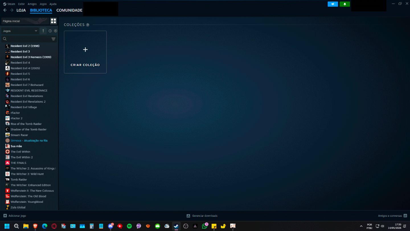 Conta Steam 2 de 78 Jogos: Saga Resident Evil Completa + DMC 5 + GTA IV