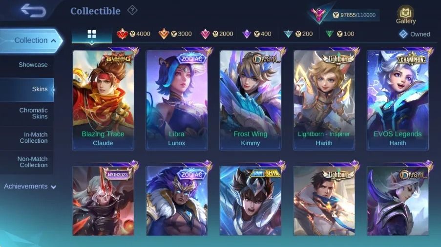 Legend Gusion - KOF Aurora - LuckBox Eudora+Zhask+Selena+Kimmy