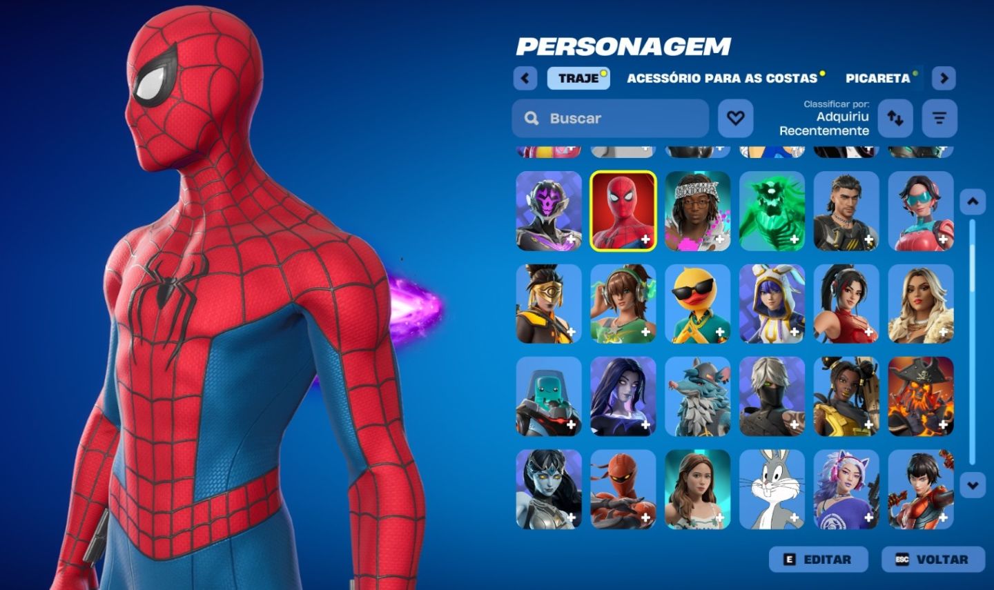 CONTA DE FORTNITE COM 157 SKINS | Spider-Man | PROMOÇÃO!