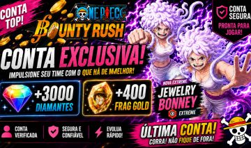 CONTA DE OPBR, NOVA EXTREME BONNEY, +3000 DIAMANTES +400 FRAG GOLD