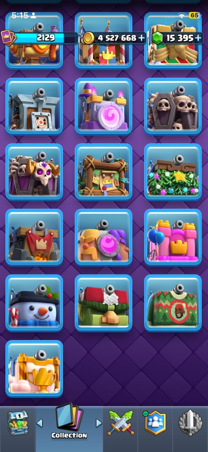 CONTA TOP Clash Royale (+10 anos de jogo e vários itens raros)