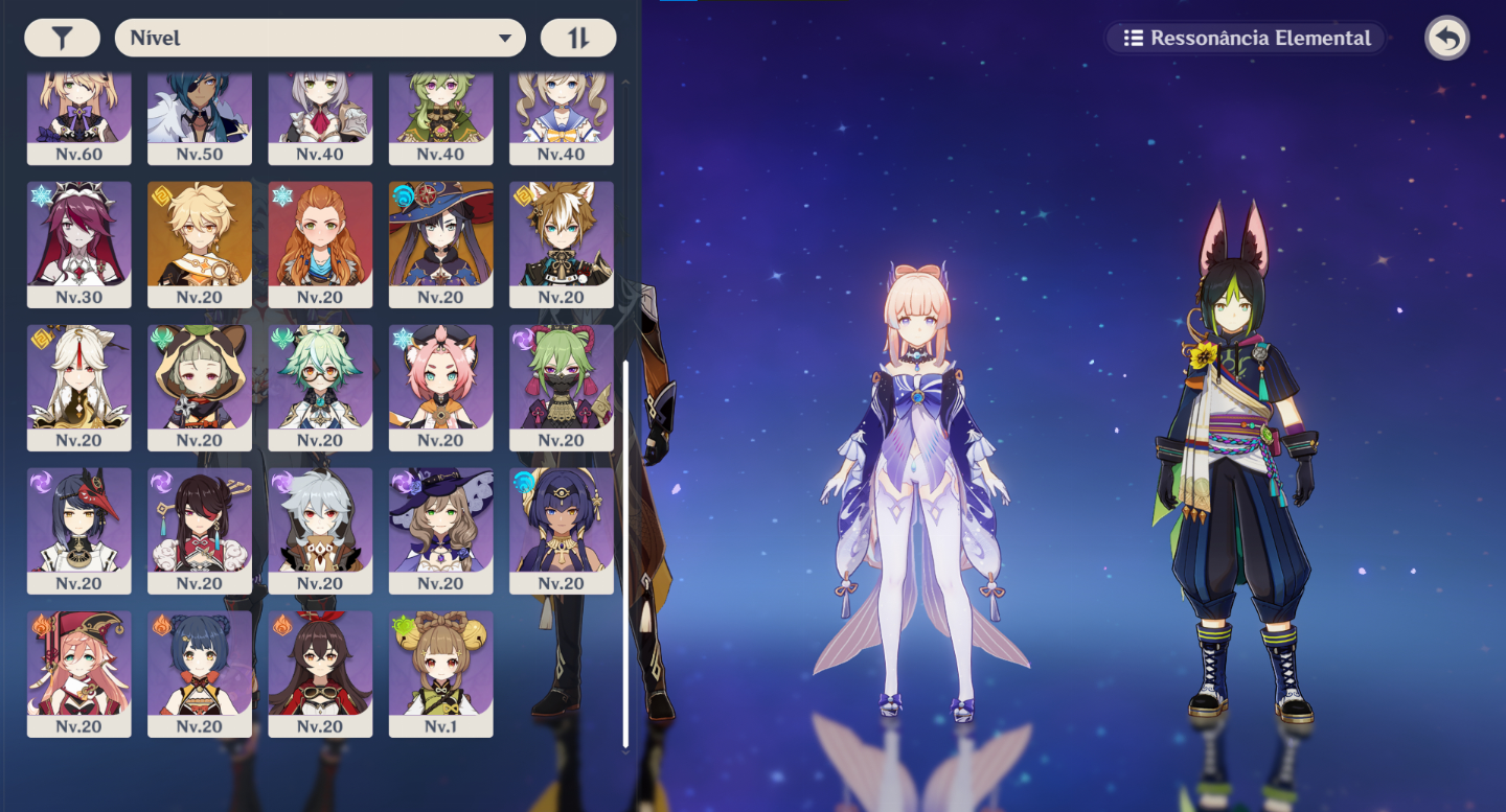 CONTA GENSHIN AR 55 T5 10+ (Zhongli, Raiden, Venti...) ARMA T5 1 T4 20+