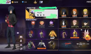 Conta 3 passe com várias skins raras